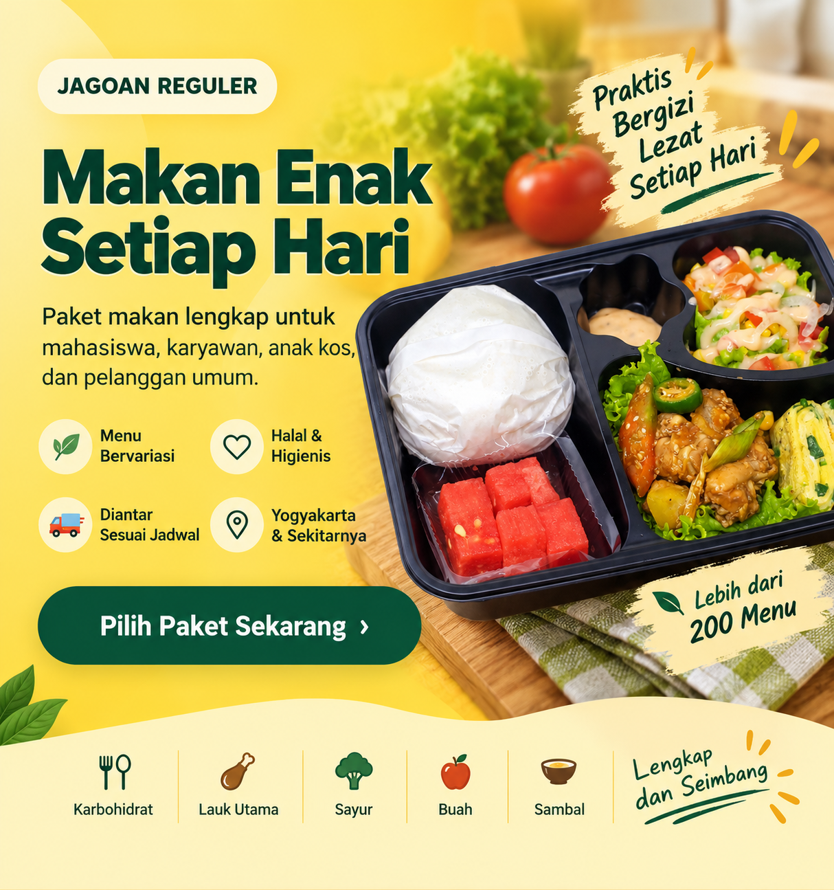 Jagoan Reguler — Makan Enak Setiap Hari